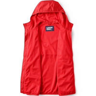Lands' End Men's UPF 50 Windbreaker Jacket - Large - Bright Cherry — фото 5