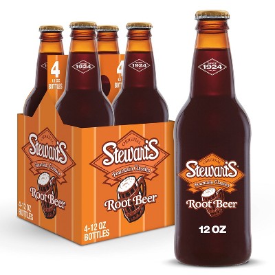 Ibc Root Beer Soda Made With Sugar - 4pk/12 Fl Oz Glass Bottles : Target