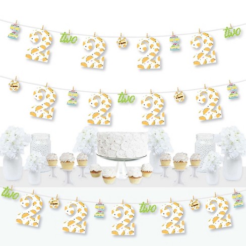 Big Dot Of Happiness Taco Twosday - Fiesta Second Birthday Party Diy  Decorations - Clothespin Garland Banner - 44 Pieces : Target