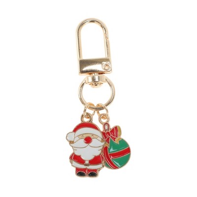 Unique Bargains Christmas Keychain Lobster Clasp Keychain Zinc Alloy 2.36" 1 Pc