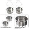 Pet Adobe Stainless-Steel Hanging Dog Bowl Set - 3 of 4
