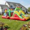 KRISRATE Inflatable Bounce House 18x8.2FT for Kids 3-12, Inflatable Obstacle Course with Climb Wall & Jumping Zone + 680W Blower for Backyard Outdoor - 2 of 4