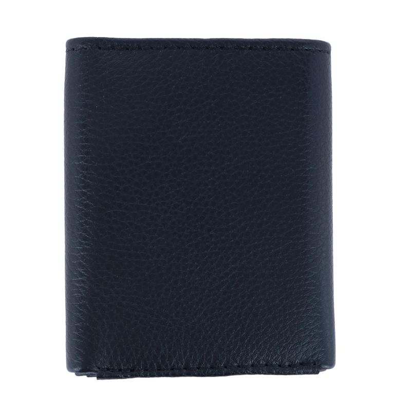 CTM Men's Leather Trifold Wallet, 2 of 6