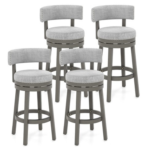 4 legged best sale swivel bar stool