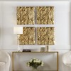 Uttermost Rio Gold Wall Decor – Handcrafted Teak Branch Design, Metallic Gold Finish, 23.6"x23.6"x2.75" - 4 of 4