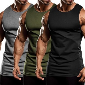 COOFANDY Men's 3 Pack Workout Tank Tops Sleeveless Gym Shirts Bodybuilding Fitness Muscle Tee Shirts - 1 of 4