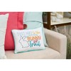 C&F Home 9" x 12" Easter "This Way to The Bunny Trail" Embroidered Spring Themed Small/Petite Accent Throw Pillow - 4 of 4