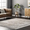 Nuloom Lucille Faded Vintage Medallion Indoor Area Rug - Beige 4' 3" x 6' 3" - 2 of 4