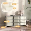 APRILSOUL 3 Tier Kids Storage Unit, 9 Drawer Chest Toy Organizer Plastic Bins for Kids Bedroom - 3 of 4