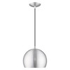 Livex Lighting Piedmont 1 - Light Pendant in  Brushed Aluminum - 4 of 4
