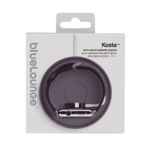 Kosta Apple Watch Charging Coaster Dark Gray - BlueLounge: Quick Charge USB Wall Charger, 5W, 240V Output - 1 of 4