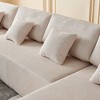 Corduroy U Shaped Sectional Sofa Couch, Reversible & Spacious, Ultimate Comfort with Plush Cushions, Perfect for Modern Living Rooms - 4 of 4