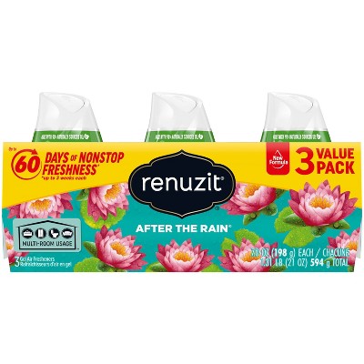 Renuzit Gel Air Freshener - After the Rain - 7.0oz/3ct