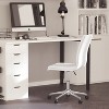 Merrick Lane Mid-Back Armless Home Office Chair with Height Adjustable Swivel Seat and Five Star Chrome Base - 2 of 4