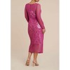 ELOQUII Women's Plus Size Sequin Dress With Sheer Layer - 3 of 3