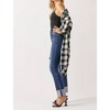Women's Rubie Buffalo Check Long Shacket Dress - RISEN - 2 of 4