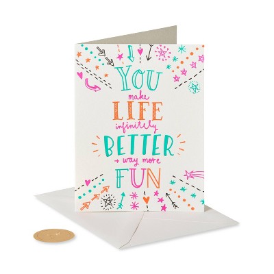 You Make Life Better Card - PAPYRUS