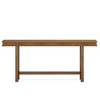 Resenkos Entryway Table, Console Sofa Table,70.9-Inch Console Table, Wood 2-Tier Sofa Table Long Entryway Accent Table Brown - 2 of 4