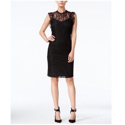 bar III Womens Lace Sheath Dress