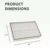 Nispira HEPA Filter with 4 Pre-Carbon Filters for Whirlpool Whispure Air Purifier Models AP25030K, APR25530L, APR25130L, Part #1183051K, 2 Sets - 2 of 4