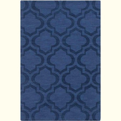 Mark & Day Bergerac 8'x10' Rectangle Loomed Indoor Area Rugs Dark Blue