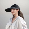 Anna-Kaci Women's Sporty Wide Brim Sun Visor Hat with Adjustable Back Strap Lightweight UV Protection Cap for Outdoor Activities - 2 of 4