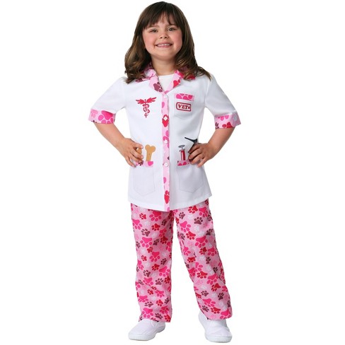 Dress Up America Pink Doctor And Nurse Costume Scrubs For Girls