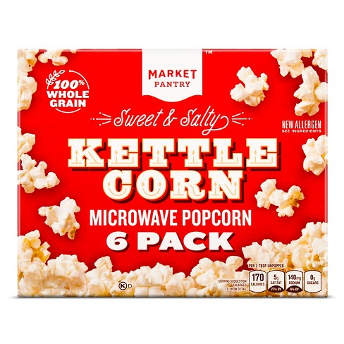 Sweet Salty Kettle Corn 6ct Market Pantry Target