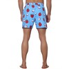 Lars Amadeus Men's Fruit Pattern Lightweight Beach Pool Summer Board Shorts - 3 of 4