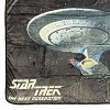 Star Trek Blanket The Next Generation USS Enterprise Fleece Throw 45" X 60" Black - 4 of 4