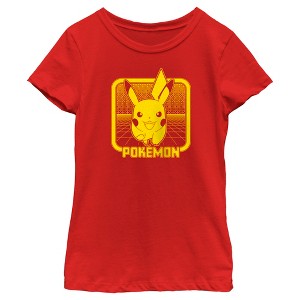 Girl's Pokemon Digital Pikachu T-Shirt - 1 of 4