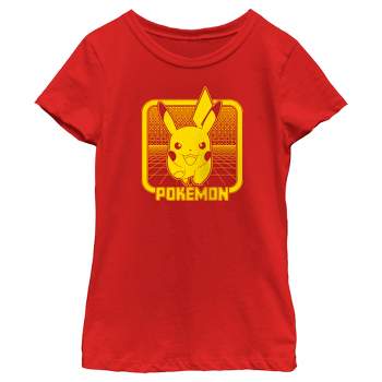 Girl's Pokemon Digital Pikachu T-Shirt