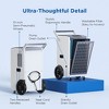Moiswell Commercial Dehumidifier with Pump Heavy-Duty Moisture Control for Basement Warehouse, Industry Water Damage Unit, Auto Defrost - 4 of 4