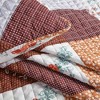 Peace Nest Lightweight Pre-washed Microfiber Quilt Coverlet Set, Browm, Twin - 4 of 4