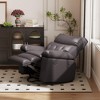Oversized Recliner Chair,Manual Recliner Chair with 1.5X Sponge Filling and Side Pocket,Easy Recline System,Faux Leather Adult Reclining Sofa Chair - 3 of 4