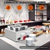 Stainless Steel Insulated Soup Warmer - Double Layer Carton Packaging, Adjustable Temp,Soup Station for Restaurant, Buffet, Silver - 4 of 4