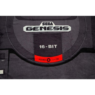 Sega Genesis Black Fleece Throw Blanket 45 x 60 Inches