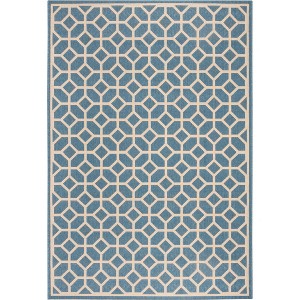 Linden LND127 Power Loomed Indoor/Outdoor Rugs - Safavieh - 1 of 4