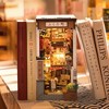 ROBOTIME 3D Puzzle, Sakura Wine Alley Wooden Model with Accessories, Decorative Bookend Stand for Kids Adults, Multicolored, 4.37"*7.67"*8.7" - 2 of 4