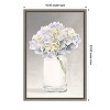 Amanti Art Tranquil Blossoms III (Hydrangea) by James Wiens Canvas Wall Art Print Framed 16 x 23-in. - 4 of 4
