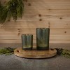 Glass Candle Holder Set Mossy Oak 7 Inch Height for Home Display By Melrose - 3 of 4