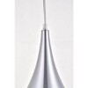 Elegant Lighting Nora 1 Light Burnished nickel plug-in pendant - 4 of 4
