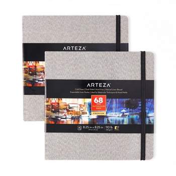 Arteza Spiral Sketchbook, Pink Hardcover, 5.5x8.5, 100 Sheets Of Drawing  Paper - 3 Pack : Target