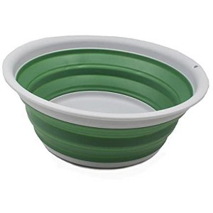SAMMART 5.5L (1.45 Gallon) Collapsible Tub - Foldable Dish Tub - 1 of 4
