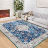 Washable Rugs for Living Room Bedroom Rug Soft Large Area Rug Non Slip Throw Rugs Low Pile Stain Resistant Carpet for Dining Room - 3 of 4
