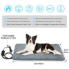 JOEJOY Heated Cat Bed, 11-Temp Adjustable Pet Heating Pad with Timer, Waterproof Electric Dog Heating Mat with Chew Resistant Cord - 2 of 4