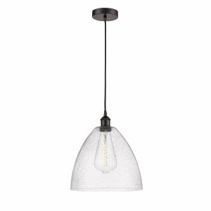 Edison Dome - 1 Light Cord Hung Mini Pendant In Industrial Style-13.75 Inches Tall and 12 Inches Wide - 1 of 1