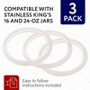Impresa Gaskets fits Thermos Stainless King Food Jar 16 and 24 Ounce - 3 Pack - No BPA/Phthalate/Latex - 2 of 4