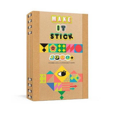 Make It Stick Notebook : 1,000+ Stickers and a Customizable Cover -  by Potter Gift (Hardcover)