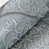 Gulches Slate Blue Cal King Damask Theme Polyester Jacquard Mattress Size 106x92 12 Piece Comforter Blanket - 3 of 4